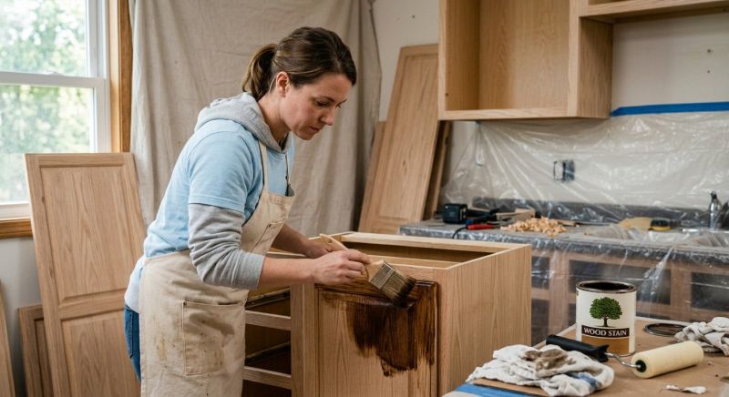 Cupboard Refinishing in Carmel, IN
